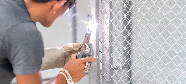 Commercial Mesh Door Repair in Estero, FL