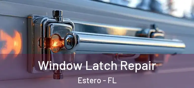  Window Latch Repair Estero - FL